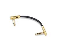 RockBoard Flat Patch Cable Gold 10 cm Angulado - Angulado Cable de conexión