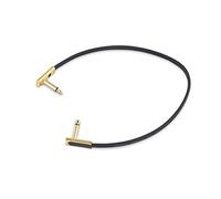 RockBoard Flat Patch Cable Gold 30 cm Angulado - Angulado Cable de conexión