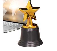 Gold Star Cup - Estrella para niños, mini trofeos de recuerdo de | 4.5 pulgadas, recompensa ganadora de torneo de aula, regalo de reconocimiento de logros para niños, recompensas