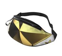 Gold Star - Riñonera cruzada para mujeres y hombres, riñonera pequeña a la moda, para exteriores
