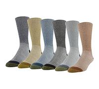 Gold Toe Calcetines Deportivos de algodón 656s, multipares, Rust Assorted (6 Pares), L (Pack de 6) para Hombre