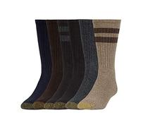 Gold Toe Calcetines Harrington de caña media para hombre, varios pares, Large