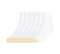 Gold Toe Tech Ankle Socks, 6-Pairs Calcetines Deportivos, Blanco, Altoa única para Hombre