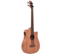 Gold Tone M-BASS25FL/L - Báscula sin trastes de 23 pulgadas, micro bajo, zurdo