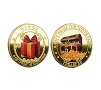 Gold Tooth Fairy Coin, Collectible Novelty, Kids Souvenir, Mirror Finish, Uv Coated, Bedtime Ritual, Home Decoration Display,tooth Fairy Keepsake, 1.77