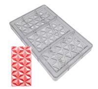 Goldbaking Molde piramidal de policarbonato para caramelos de policarbonato grande