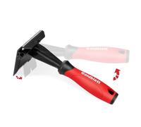 Goldblatt Extractor de molduras, removedor de molduras de 3 pulgadas para no dañar la superficie, multiherramienta de extracción de barra de palanca resistente para tiras de tachuelas de alfombras,
