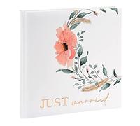 goldbuch 08 003 Álbum de boda Love, libro de boda 30 x 31 x 4 cm, álbum de fotos de 60 páginas blancas, cubierta de papel ligeramente brillante con revestimiento blanco, álbum de fotos de boda, álbum