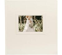goldbuch 08 009 - Álbum de fotos con 60 páginas blancas y pergamino, álbum de recuerdos con troquelado para su propia imagen, álbum de papel refinado en aspecto satinado, aprox. 30 x 31 x 4 cm
