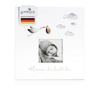 goldbuch Álbum bebé Hurra - ¡Ya estás aquí! 30x31 58 páginas con ventana