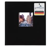 Goldbuch 27 977 Bella Vista - Álbum de Fotos, cartón, Negro, 30 x 31 cm