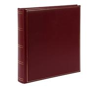 goldbuch 31 383 - Álbum de fotos clásico con 100 páginas blancas y separadores de Pargamin, libro de fotos con tapa de piel sintética y relieve dorado, álbum de fotos para pegar, álbum de recuerdos