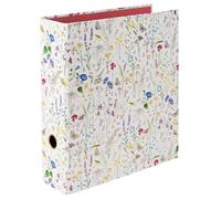 goldbuch 33 574 Summer Meadow - Archivador (28,5 x 32 x 8 cm), diseño de flores silvestres y relieve dorado, color blanco