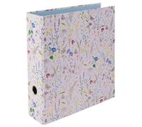 goldbuch 33 575 Summer Meadow - Archivador (28,5 x 32 x 8 cm), diseño de flores silvestres y relieve dorado, color morado