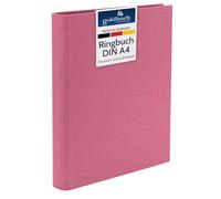 goldbuch 37508 Bella Vista - Carpeta de fotos (26 x 32 cm, carpeta de lino, carpeta de fotos para personalizar y rellenar, formato DIN A4, ideal para viajes y vacaciones, color fucsia