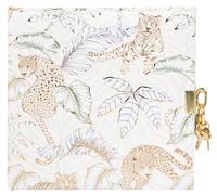 goldbuch 44 588 Diario Felino Tigre Infantil Diario Infantil 96 Páginas Blancas Cuaderno con Cerradura y 2 Llaves, Cubierta Artística 16,5 x 16,5 x 1,5 cm