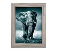 goldbuch 92 0742 Toscana - Marco de Fotos de Madera, Marco para Fotos en Formato de 10 x 15 cm, Marco de Fotos con Soporte y Soporte de Pared, Marco Individual de MDF, Marco de Fotos, Color Gris