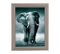 goldbuch 92 0744 Toscana - Marco de Fotos de Madera, Marco de Fotos en Formato de 15 x 20 cm, Marco de Fotos con Soporte y Soporte de Pared, Marco Individual de MDF, Marco de Fotos, Color Gris