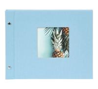 goldbuch 26 829 Bella Vista - Álbum de fotos (30 x 25 x 2 cm, 40 páginas blancas), color azul cielo