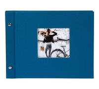 goldbuch Álbum con tapa de rosca Bella Vista 30x25 40 páginas blancas gasolina