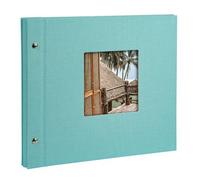 goldbuch Álbum con tapa de rosca Bella Vista 30x25 40 páginas negras aqua 1 pieza