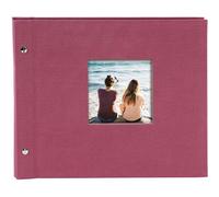 goldbuch Álbum con tapa de rosca Bella Vista 30x25 40 páginas negras fucsia 1 pieza
