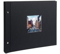 goldbuch Álbum con tapa de rosca Bella Vista 39x31 40 páginas blancas negro