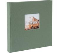 Álbum De Fotos Lino Bella Vista 30x31 60fg Verde Alcachofa | Goldbuch