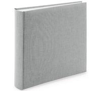 goldbuch Álbum de fotos de lino Summertime Trend 2 35x36cm 100 páginas blancas gris