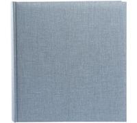 goldbuch Álbum de fotos de lino Tendencia Verano 2 30x31cm 100 páginas blancas azul-gris