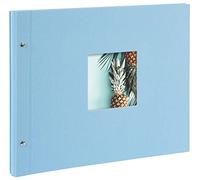 goldbuch Álbum con tapa de rosca Bella Vista 39x31 40 páginas blancas azul cielo