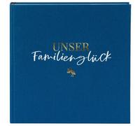 goldbuch Álbum de fotos Linum 2.0 La felicidad de la familia 30x31 60 páginas blanco azul
