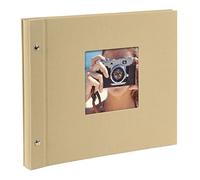 goldbuch álbum de Fotos, Trend, 25 x 25 cm, 60 páginas con pergamino, Arena, 30x25 cm