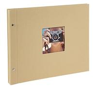 Goldbuch álbum de Fotos, Trend, 25 x 25 cm, 60 páginas con pergamino, Arena, 39x31 cm