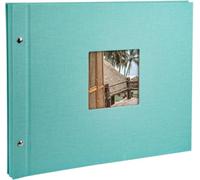 goldbuch Álbum de rosca Bella Vista 39x31 40 páginas negro aqua