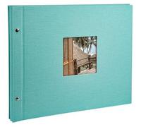 goldbuch Álbum de rosca Bella Vista 39x31 40 páginas negro aqua