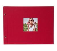 goldbuch Álbum de rosca Bella Vista 39x31 40 páginas negro rojo