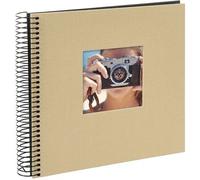 goldbuch Álbum espiral Bella Vista con ventana 20x20 40 páginas negras beige