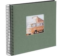 goldbuch Álbum espiral Bella Vista con ventana 20x20 40 páginas negras Alcachofa