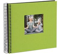 goldbuch Álbum espiral Bella Vista con ventana 20x20 40 páginas negras verde