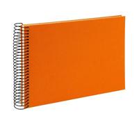 goldbuch Ãlbum espiral Bella Vista sin ventana 24x17 40 pÃ¡ginas blancas naranja sol