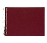 goldbuch Álbum espiral Bella Vista sin ventana 24x17 40 páginas blancas burdeos