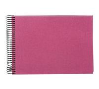 goldbuch Álbum espiral Bella Vista sin ventana 24x17 40 páginas blancas fucsia