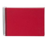 goldbuch Álbum espiral Bella Vista sin ventana 24x17 40 páginas blancas rojo