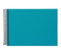 goldbuch Álbum espiral Bella Vista sin ventana 24x17 40 páginas blancas turquesa