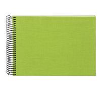 goldbuch Álbum espiral Bella Vista sin ventana 24x17 40 páginas blancas verde