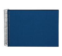 goldbuch Álbum espiral Bella Vista sin ventana 24x17 40 páginas negras azul