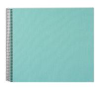 goldbuch Álbum espiral Bella Vista sin ventana 35x30 40 páginas blancas aqua