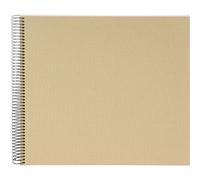 goldbuch Álbum espiral Bella Vista sin ventana 35x30 40 páginas blancas beige