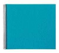 goldbuch Álbum espiral Bella Vista sin ventana 35x30 40 páginas blancas turquesa